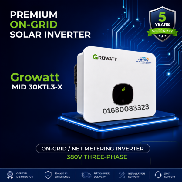 Growatt MIC 2000TL-X 2kW On-Grid Inverter | MK TECHNOLOGY
