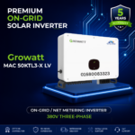 Growatt MAC 50KTL3-X-LV 50 KW On Grid Solar Inverter/ net metering 380V inverter