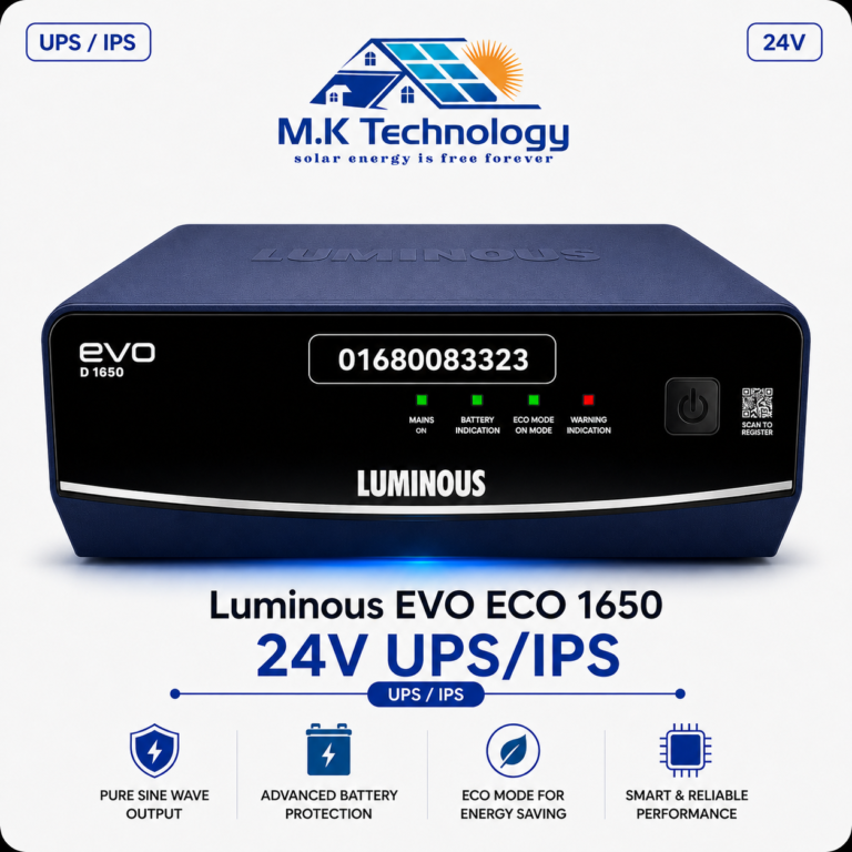 Luminous EVO ECO 1650 24V UPS IPS Price in BD 2026