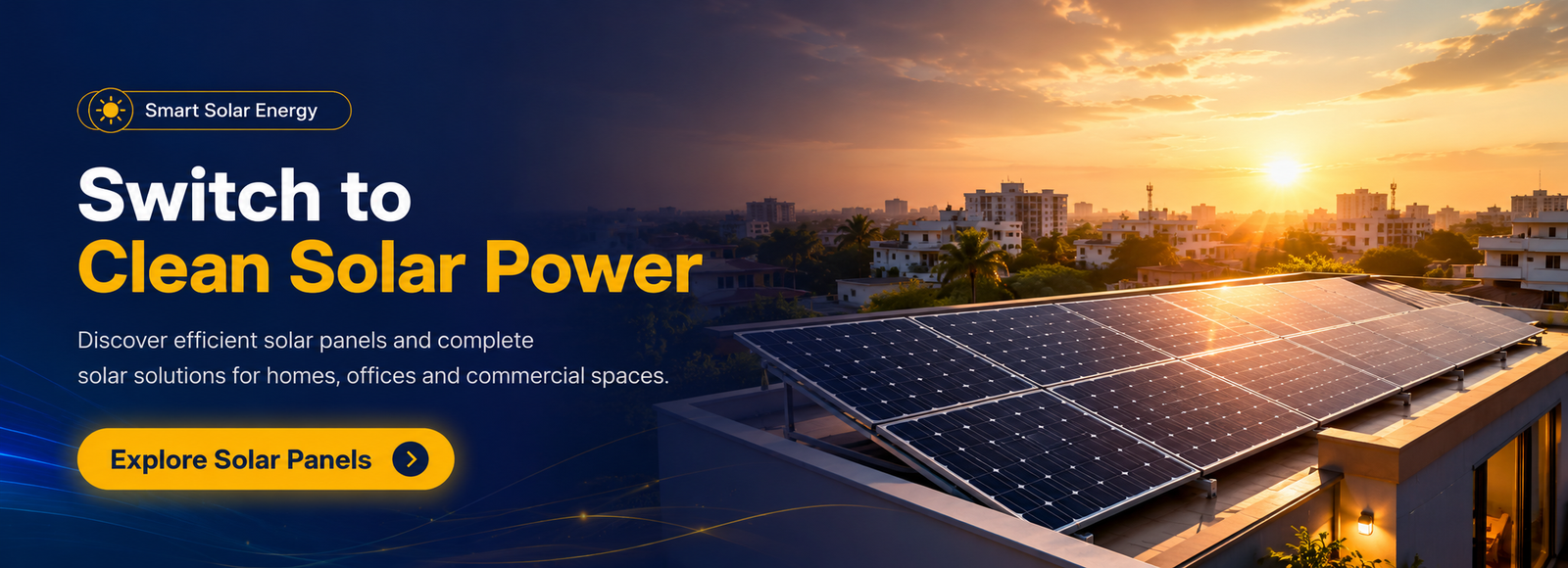 Solar Panel Hero Banner